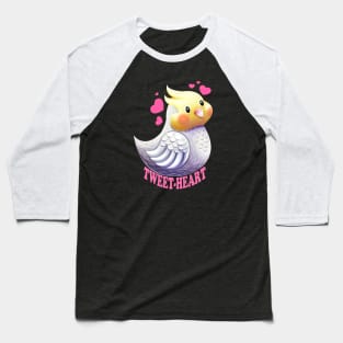 Tweetheart cute bird pun Baseball T-Shirt